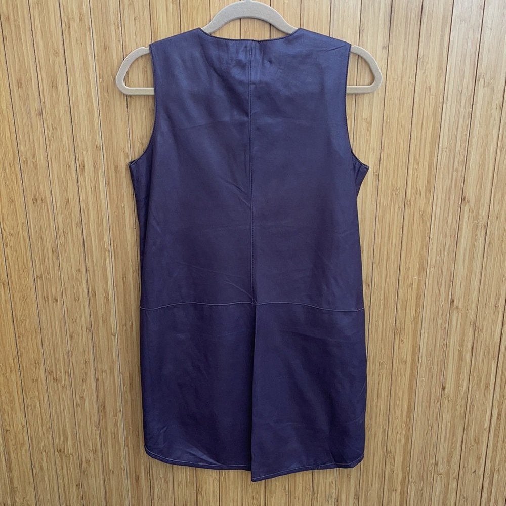 Rebecca Taylor Women’s Runaway Leather Dress - Picture 7 of 11